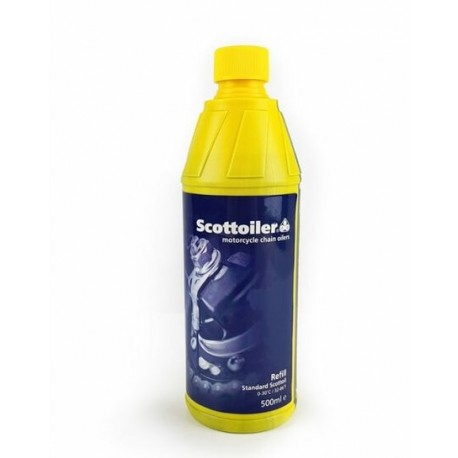 Recharge d'huile SCOTTOILER standard bleu 0-30°C 500ml Recharge d'huile SCOTTOILER standard bleu 0-30°C 500ml