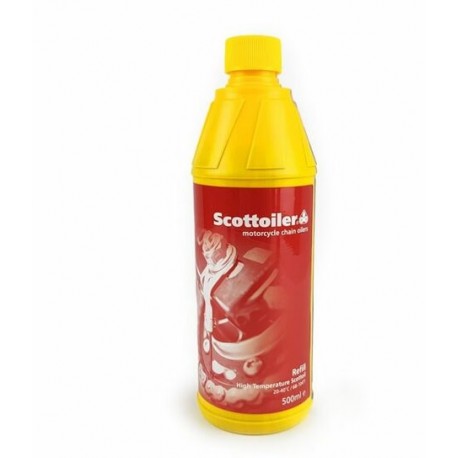 Recharge d'huile SCOTTOILER haute temp. Rouge 20-40°C 500ml Recharge d'huile SCOTTOILER haute temp. Rouge 20-40°C 500ml