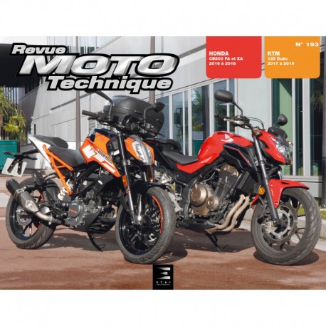 REVUE MOTO TECHNIQUE HONDA CB900 HORNET 2002-2003 et SUZUKI SV 650 2003