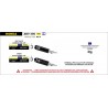 Echappement ARROW URBAN embout carbone HONDA ADV 350  1