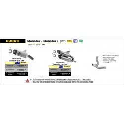 Collecteur d'échappement ARROW DUCATI MONSTER 937 2021-2023