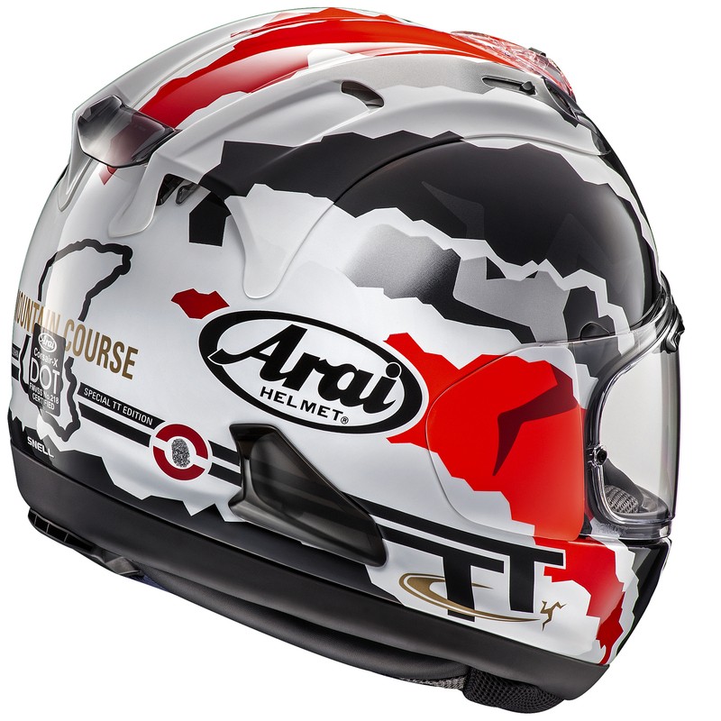 Casque ARAI RX7V EVO DOOHAN TT casque moto compétition pour motard homologué ece