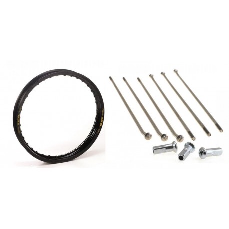 Jante avant + rayons HAAN WHEELS  21x2 15x36T BMW F800GS