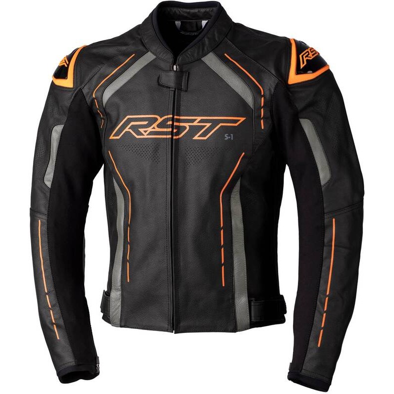 Blouson moto en cuir pour l'été le RST S1 homologué CE. Blouson