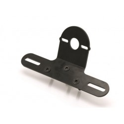 Support de plaque moto universel vintage noir