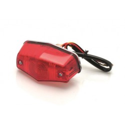 Feux arrière homologué Mini-Lucas chromé P21 - 5W/12V
