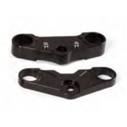 Té de fourche anodisé noir LSL Kawasaki W800