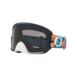 Masque OAKLEY O-Frame 2.0 Pro MX - Troy Lee Designs Cosmic Jungle Blue écran Dark Grey