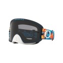 Masque OAKLEY O-Frame® 2.0 Pro MX - Troy Lee Designs Cosmic Jungle Blue écran Dark Grey