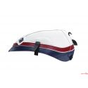 Tapis de reservoir BAGSTER HONDA VT750S 2011 BLANC/BLEU FONCE/BANDE ROUGE