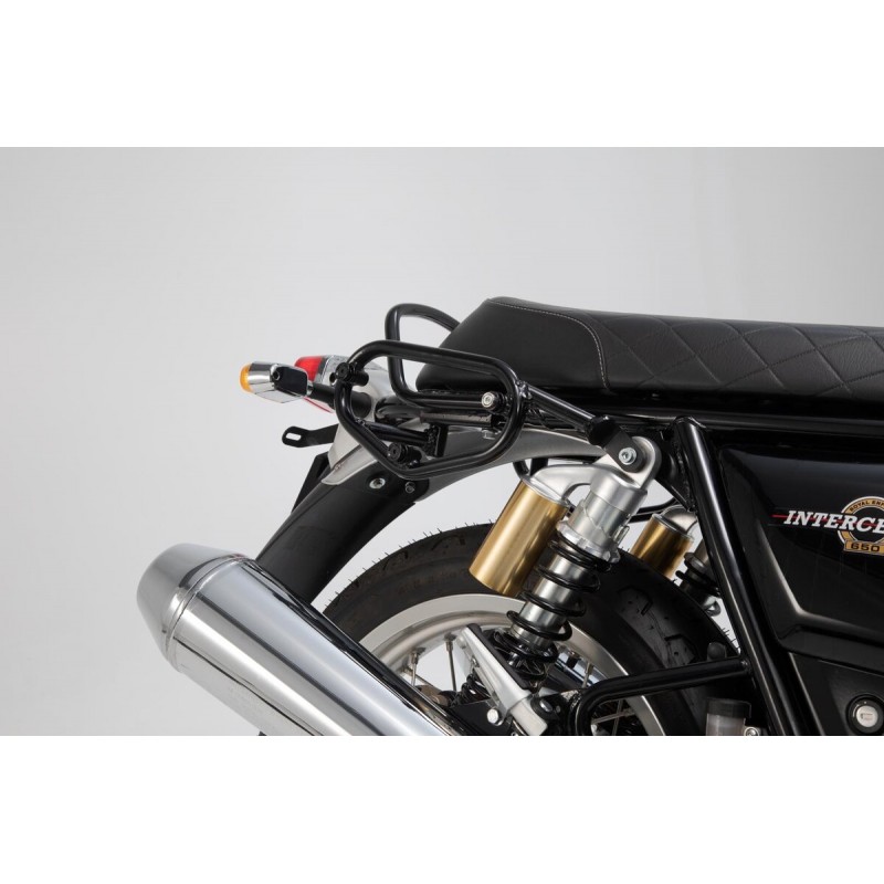 Legend Gear sacoche latérale moto vintage TRIUMPH BONNEVILLE T100 T120  bagagerie moto sw motech chez equip'moto