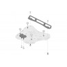 Kit d’adaptation pour porte-bagages SW MOTECH ADVENTURE-RACK. Pour Shad 2 2