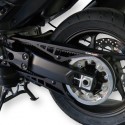 Garde boue arriere evo Ermax pour Yamaha T-Max 560 2022 avec carter courroie en aluminium anodisé