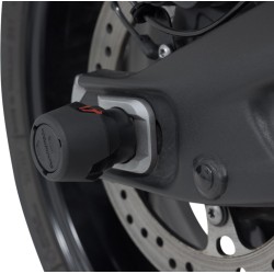 Roulettes de protection de bras oscillant SW MOTECH TRIUMPH 660 TRIDENT 2021-2024