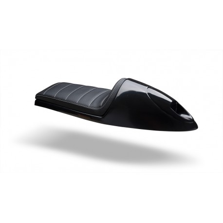 Selle moto mono place Café Racer long classic B universelle