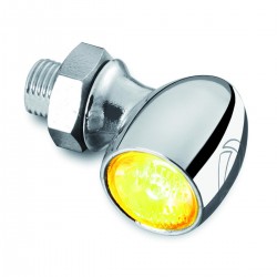 Mini Clignotant leds KELLERMANN ATTO chromé verre transparent