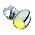 Mini Clignotant leds KELLERMANN ATTO chromé verre transparent