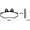 Plaquettes de frein Scooter organique TECNIUM ME317 1