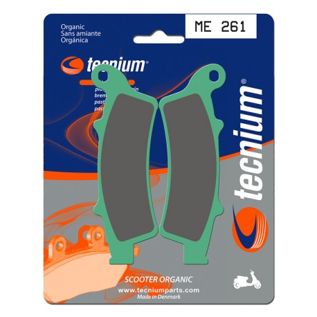 Plaquettes de frein Scooter organique TECNIUM ME261