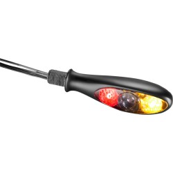 Micro clignotant leds KELLERMANN MICRO S DF DARK avec feu arrière