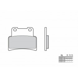 Plaquettes de frein Moto Métal fritté BREMBO 07GR77SA