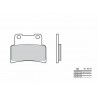 Plaquettes de frein Moto Métal fritté BREMBO 07GR77SA 0