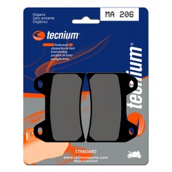 Plaquettes de frein Route organique TECNIUM MA206