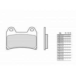 Plaquettes de frein Route métal fritté BREMBO 07BB19SA