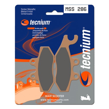 Plaquettes de frein TECNIUM MSS286 Metal Fritte