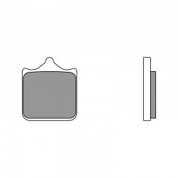 Plaquettes de frein Route métal fritté Brembo 07BB33SA