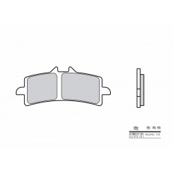 Plaquettes de frein route métal fritté BREMBO 07BB37SA