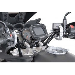 Support GPS moto SW MOTECH antichoc pour guidon 28mm
