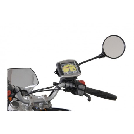 Kit fixation GPS moto SW MOTECH suir rétroviseur