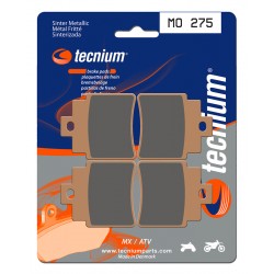 Plaquettes de frein métal fritté MX/Quad TECNIUM MO275
