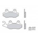Plaquettes de frein moto BREMBO 07076CC organique