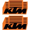 Autocollant moto KTM 0