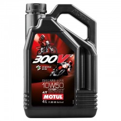 HUILE MOTUL 300V Factory Line Road Racing 10W50 4Litres