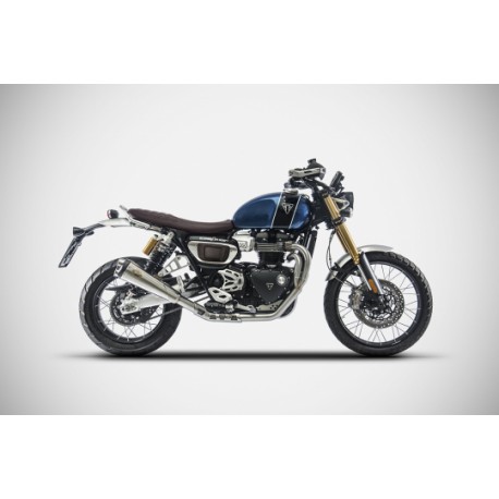 Ligne d'Echappement passage bas Zard Triumph 1200 Scrambler 2021-2022