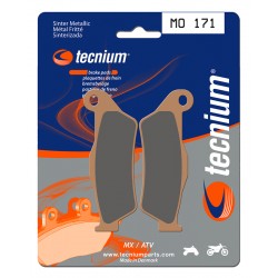 Plaquettes de frein MX / Quad métal fritté TECNIUM MO171