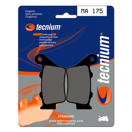 Plaquettes de frein route organique TECNIUM MA175