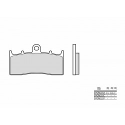 Plaquettes de frein route métal fritté BREMBO 07GR62SA