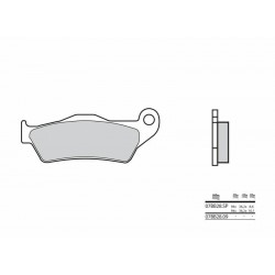 Plaquettes de frein route métal fritté BREMBO 07BB28SP