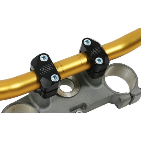 Kits pontets universels pour moto SCAR pour guidon 28.6mm pour té moulé 22.2mm