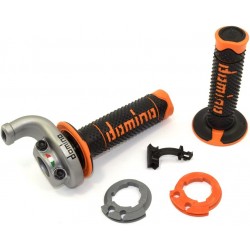 Poignée de gaz DOMINO KRK orange KTM Husqvarna