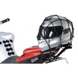 Filet à bagages moto pour casque / bagagerie moto