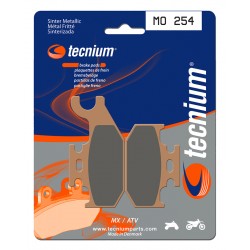 Plaquettes de frein MX / Quad métal fritté TECNIUM MO254