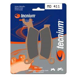 Plaquettes de frein MX/Quad métal fritté TECNIUM MO411