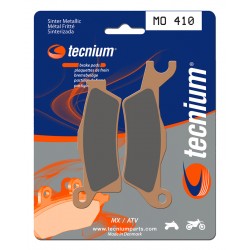 Plaquettes de frein MX/Quad métal fritté TECNIUM MO410