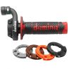 Kit poignées DOMINO KRK Evo avec câbles revêtements HONDA CRF250R CRF450R 0