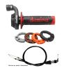 Kit poignées DOMINO KRK Evo avec câbles et revêtements HONDA CRF450R 0